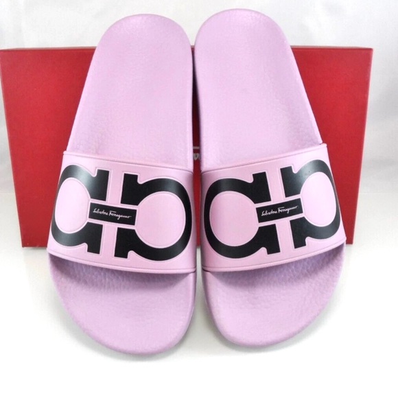 Salvatore Ferragamo “Groove 2 Gancini” Slides – Lilac 💜✨ - Picture 2 of 10